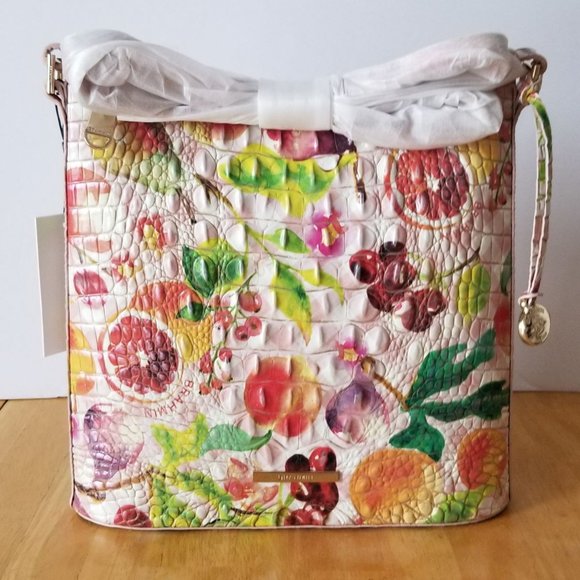 BRAHMIN Purse Katherine Fruit Salad Ombre Melbourne Crossbody Bag - Picture 4 of 16